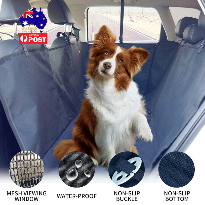 Cargo Pet Car Boot Back Seat Cover Rear Dog Waterproof Protector Liner Mat Pad Cream