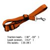 Adjustable Dog Hands Free Leash Waist Belt Buddy Jogging Walking Running Orange