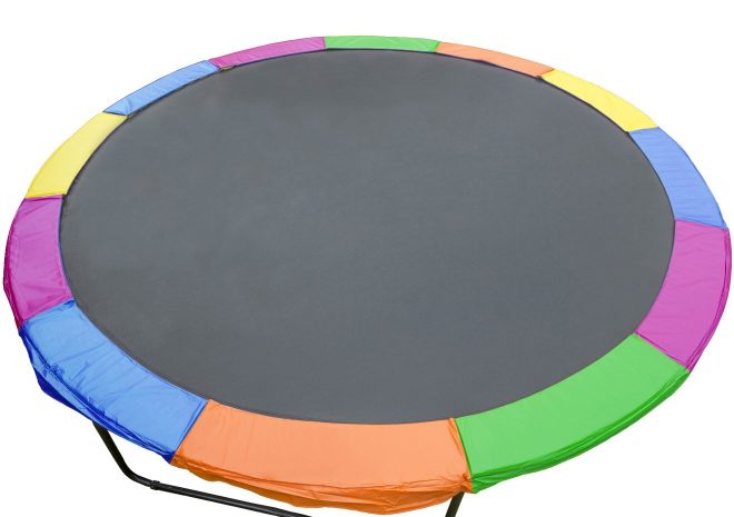 Trampoline Replacement Safety Spring Pad Cover – 12 FT, Rainbow