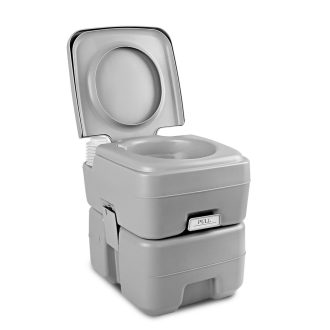 20L Portable Outdoor Camping Toilet – Grey