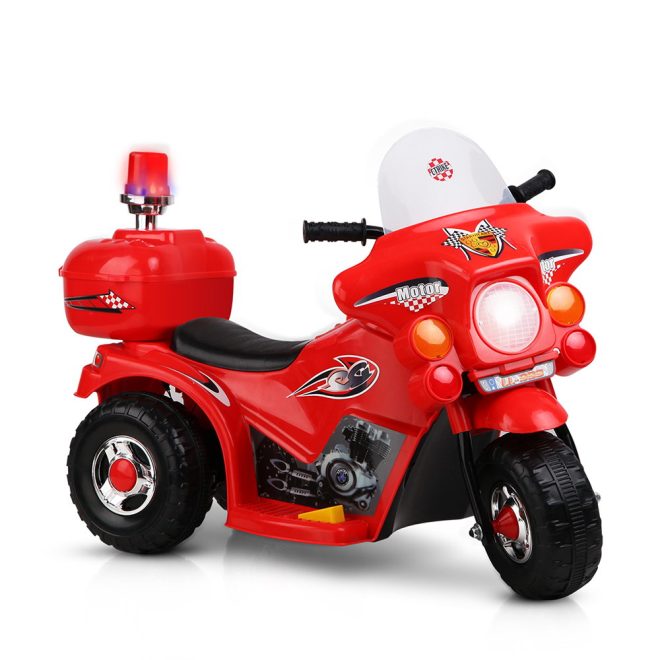 Kids Ride On Motorbike Motorcycle Car – Red