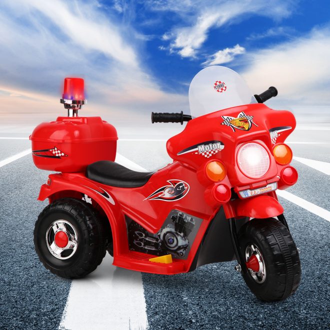 Kids Ride On Motorbike Motorcycle Car – Red