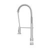 Pull Out Kitchen Tap Mixer Basin Taps Faucet Vanity Sink Swivel Brass WEL In – Silver