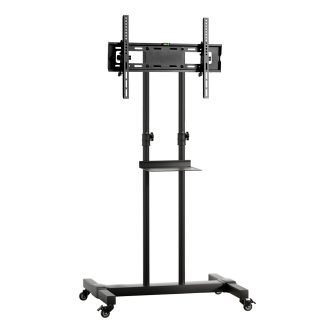 Mobile TV Stand for 23″-65″ TVs Mount Bracket Portable Solid Trolley Cart