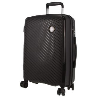 Hardshell Cabin Luggage Bag Travel Carry On Suitcase 54cm (39L) – Black