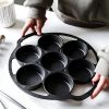 32cm Cast Iron Takoyaki Fry Pan Octopus Balls Maker 7 Hole Cavities Grill Mold – 2