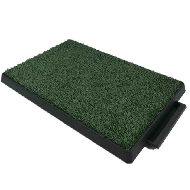 XL Indoor Dog Puppy Toilet Grass Potty Training Mat Loo Pad pad with grass – With 1 Grass Mat