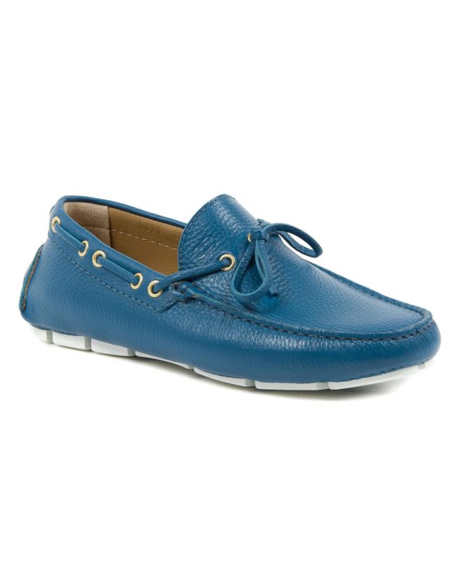 Hand-Stitched Leather Loafers – 42 EU