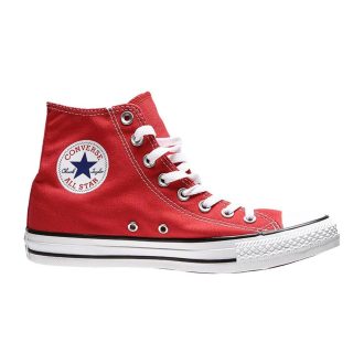 Canvas Hi-Top Casual Shoes with Vulcanised Rubber Sole