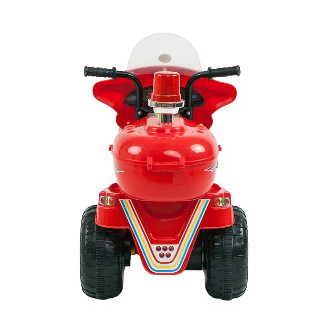 Children’s Electric Ride-on Motorcycle (Red) Rechargeable, Up To 1Hr