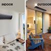 2x BIO Outdoor Strip Radiant Heater Alfresco 2400W Ceiling Wall Mount Heating Bar Panel