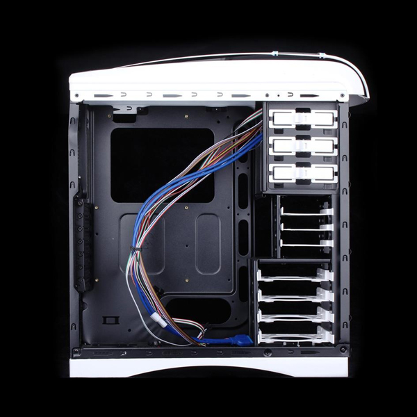 Huntkey MVP Pro  Gaming computer chassis – Blue (No PSU Included, NO FAN Included)