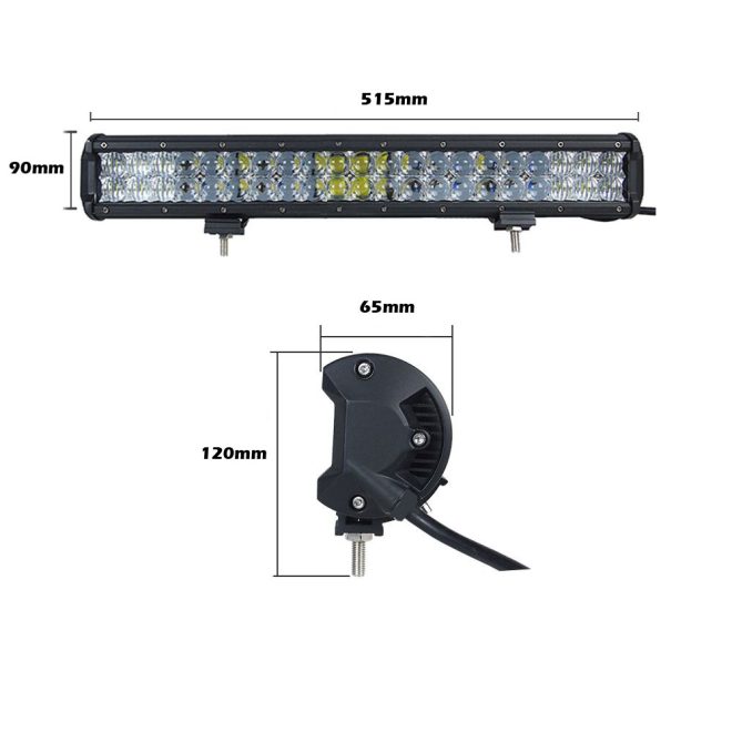 Osram LED Light Bar 5D Sopt Flood Combo Beam Work Driving Lamp 4wd – 126W