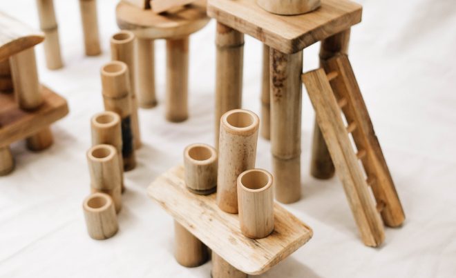 Bamboo building set – 50