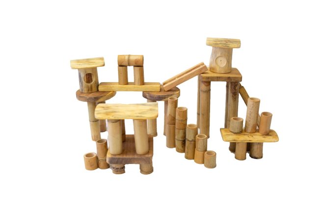 Bamboo building set – 50