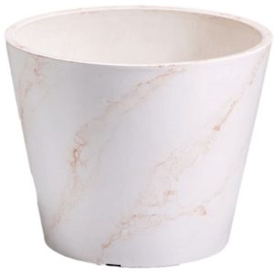 Garden Pot 25cm – Red and White