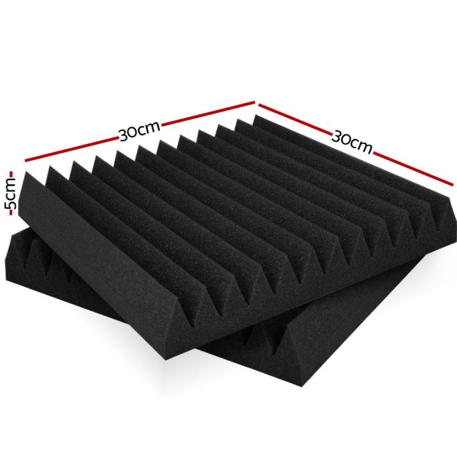 Acoustic Foam Panels Tiles Studio Sound Absorbtion Wedge 30X30CM – 60