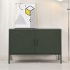 Buffet Sideboard Locker Metal Storage Cabinet – Green