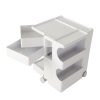 Harrisonburg Replica Boby Trolley Storage 3 Tier Drawer Cart Shelf Mobile – White