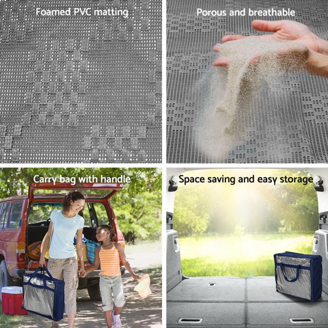 Annex Matting 600 GSM Floor Mats Mesh Caravan Parks Annexes – 4×2.5 m(600 GSM)