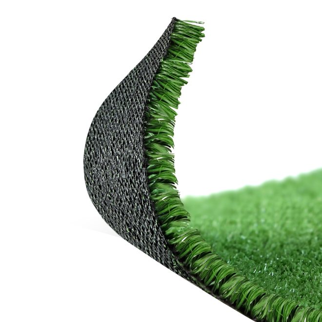 Artificial Grass Synthetic Fake Turf Plants Plastic Lawn Olive