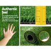 Artificial Grass Synthetic Fake Turf Plants Plastic Lawn Olive