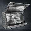 Aluminium Ute Tool Box Drawers Storage Truck Trailer Lock