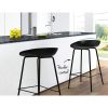 Metal Bar Stools – Black – 2