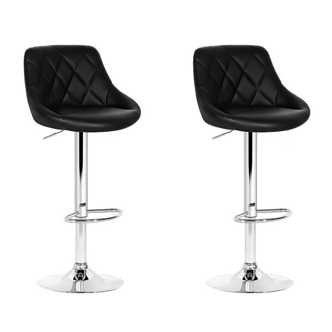 Bar Stools PU Leather Diamond Style