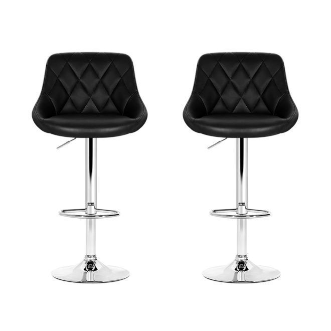 Bar Stools PU Leather Diamond Style