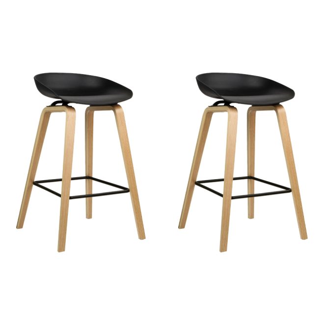 2x Bar Stools Wooden