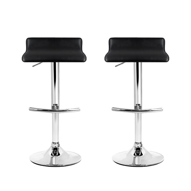 PU Leather Wave Style Bar Stools