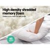 Memory Foam Pillow Bamboo Twin Pack