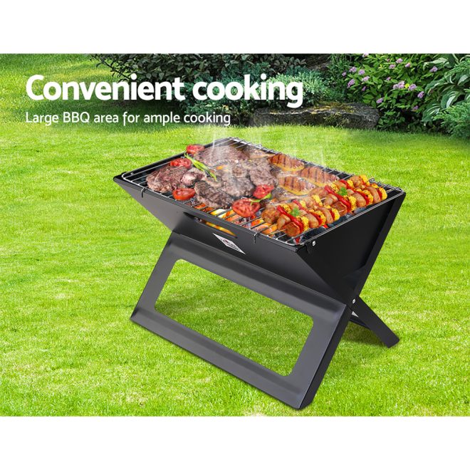 BBQ Grill Charcoal Smoker Foldable