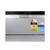 Devanti 6 Place Settings Benchtop Dishwasher Sliver