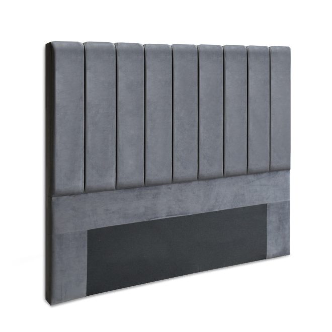 Bed Head Headboard Double Velvet – VELA Grey