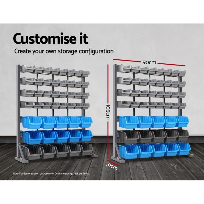 Bin Storage Shelving Rack – 47