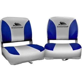 Set of 2 Folding Swivel Boat Seats