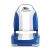 2X Folding Boat Seats Marine Seat Swivel High Back 12cm Padding Blue