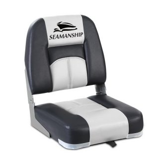 Set of 2 Folding Boat Seats Seat Marine Seating Set Swivels All Weather