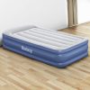 Air Mattress Single Inflatable Bed 46cm Airbed Blue