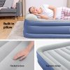 Air Mattress Queen Inflatable Bed 46cm Airbed Blue