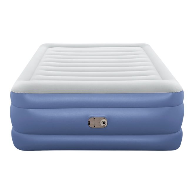 Air Mattress Queen Inflatable Bed 61cm Airbed Blue