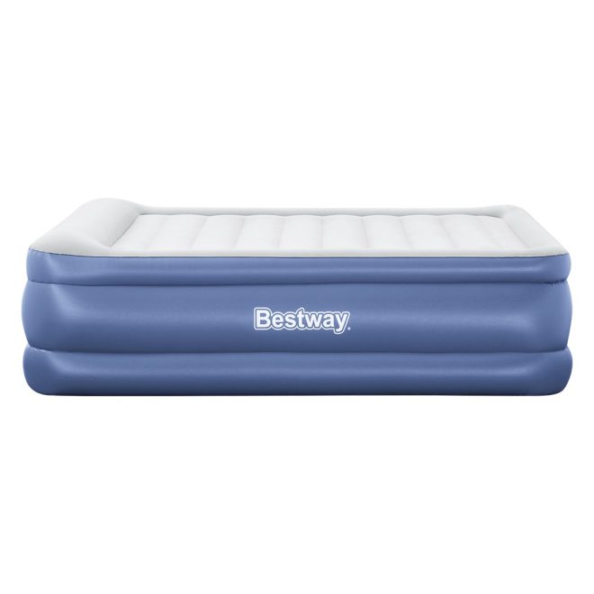 Air Mattress Queen Inflatable Bed 61cm Airbed Blue