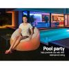 Inflatable Air Chair Sofa Lounge Seat LED Light