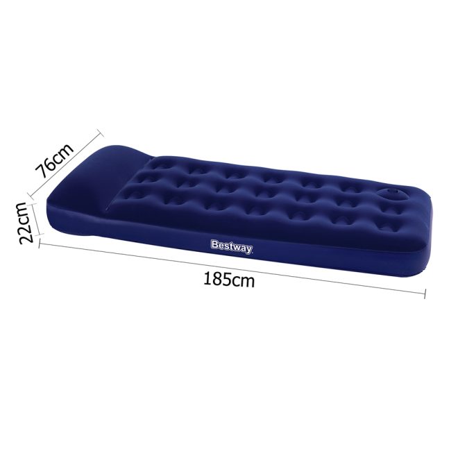 Bestway Single Size Inflatable Air Mattress – Navy