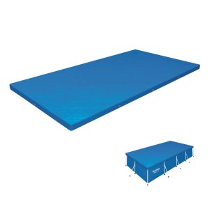 Pool Cover Fits 4.04×2.12m Above Ground Swimming Pool PE Blanket