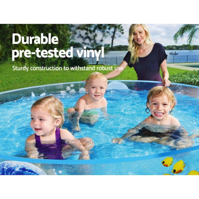 Kids Pool 183x38cm Round Above Ground Rigid Swimming Pools Undersea 946L