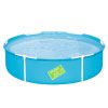 Kids Pool 152x38cm Round Steel Frame Swimming Pools Above Ground 580L