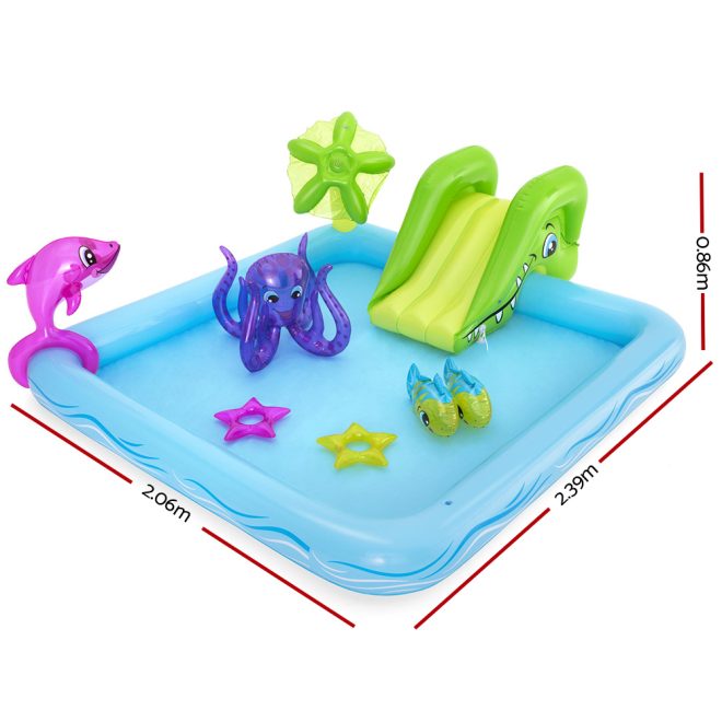 Kids Pool 239x206x86cm Inflatable Above Ground Swimming Play Pools 308L